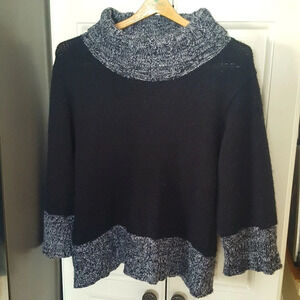 Rochelle California Cowl Neck Wool Blend Sweater